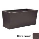 Valenta Aluminium Raised Bed / Planter - 1500x900x800mm - Dark Brown 