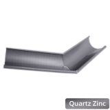 125mm Half Round Quartz Zinc 135 Degree External Gutter Angle  - buy online from Rainclear Systems