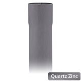 80mm Quartz Zinc Downpipe 2m Length - buy online from Rainclear Systems