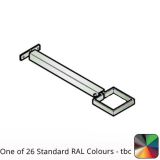 75x75mm Flushjoint Aluminium Square Downpipe Clip - Extended Base - One of 26 Standard Matt RAL colours TBC 