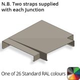 242mm Aluminium Sloping Coping (Suitable for 151-180mm Wall) - Left-hand T Junction - Powder Coated Colour TBC