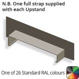 242mm Aluminium Sloping Coping (Suitable for 151-180mm Wall) - Left-hand Upstand - Powder Coated Colour TBC