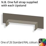212mm Aluminium Sloping Coping (Suitable for 121-150mm Wall) - Right-hand Upstand - Powder Coated Colour TBC