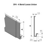 153-252mm SF4 Profile Skyline Aluminium Fascia - Loose Union