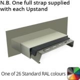 422mm  Aluminium Coping (Suitable for 331-360mm Wall) - Upstand - Powder Coated