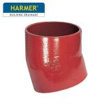 150mm Harmer SML Cast Iron Soil & Waste Above Ground Pipe - Single Bend - 15 Degree