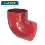 100mm Harmer SML Cast Iron Soil & Waste Above Ground Pipe - Single Bend - 68 Degree