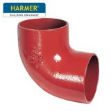 150mm Harmer SML Cast Iron Soil & Waste Above Ground Pipe - Single Bend - 88 Degree