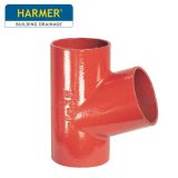 100 x 100mm Harmer SML Cast Iron Soil & Waste Above Ground Pipe - Single Branch - 68 Degree