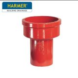150mm Harmer SML Cast Iron Soil & Waste Above Ground Pipe - Stoneware Connector
