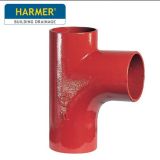 150mm Harmer SML Cast Iron Soil & Waste Above Ground Pipe - Swept Entry Branch - without Access - 88 Degree
