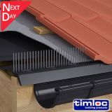 Over Fascia Eaves Vent System with Comb Filler 10mm Airflow 900mm - Black
