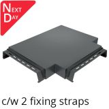 362mm Aluminium Coping (Suitable for 241-300mm Wall) - T Junction - RAL 7016 Anthracite Grey