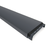 362mm Aluminium Coping (Suitable for 241-300mm Wall) - Length 3m - RAL 7016 Anthracite Grey