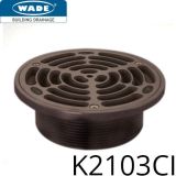 K2103CI Grate - Cast Iron Sherardized 4" NPSM - 155mm dia