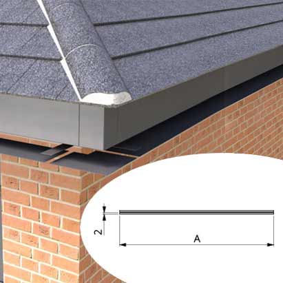 No Bends Soffit SOF0 illustrated in situ