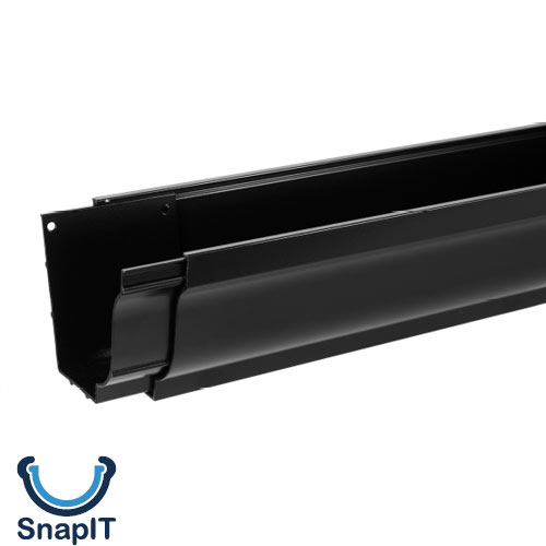 extruded aluminium SnapIT gutters & fittings in a moulded ogee profile