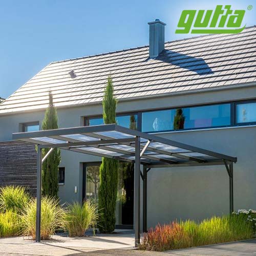 Gutta Aluminium and glass Carport landing page image