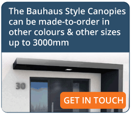 Bauhaus stele canopies available in other colours and other sizes z-block graphic