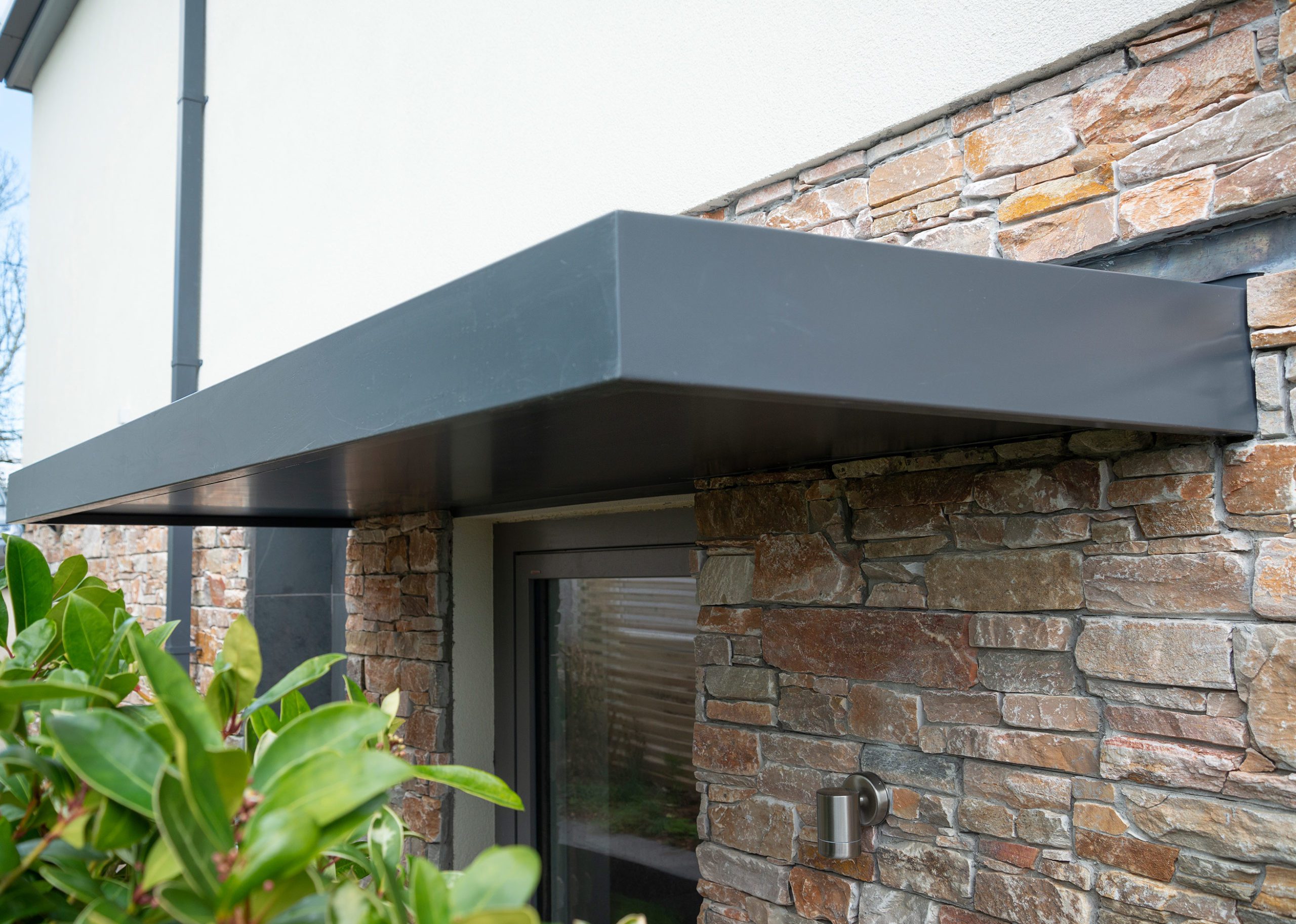 Image 2 The Skyline contemporary Aluminium Canopy insitu on a knock down and replacement project