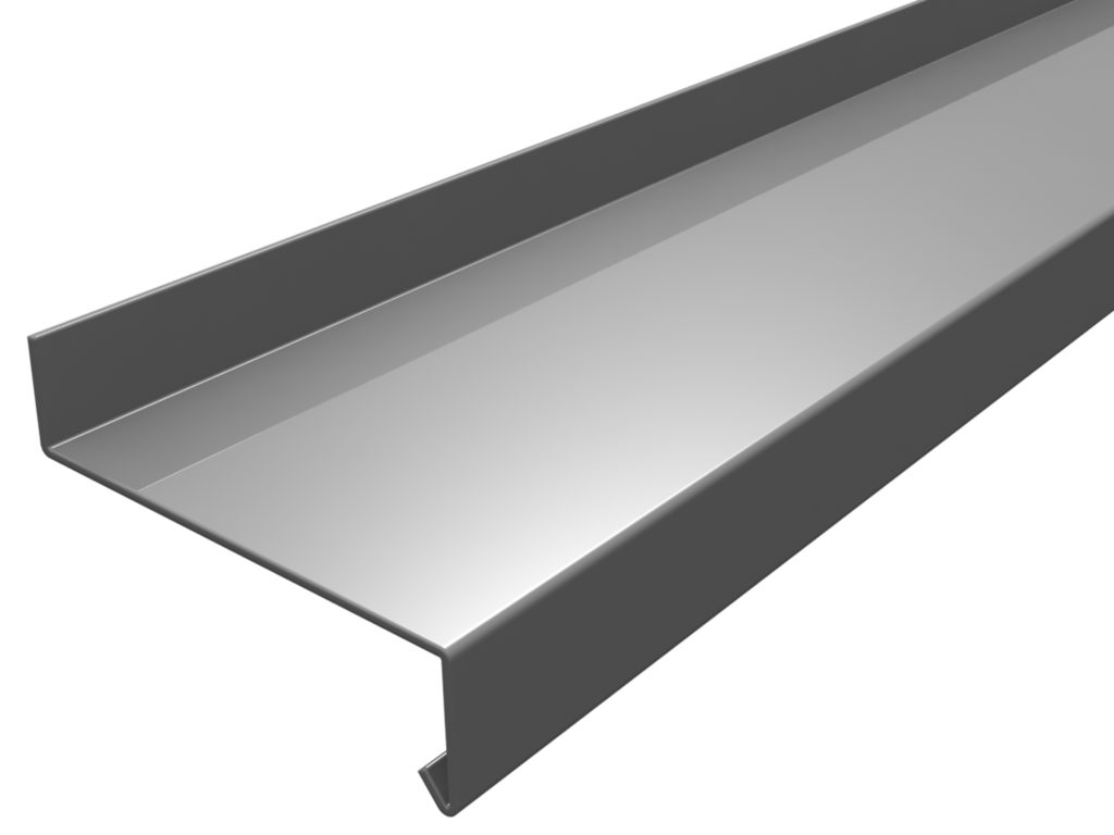 Image 10. An example of a possible configuration of a 3-bend Aluminium Cill viewed ‘end on’