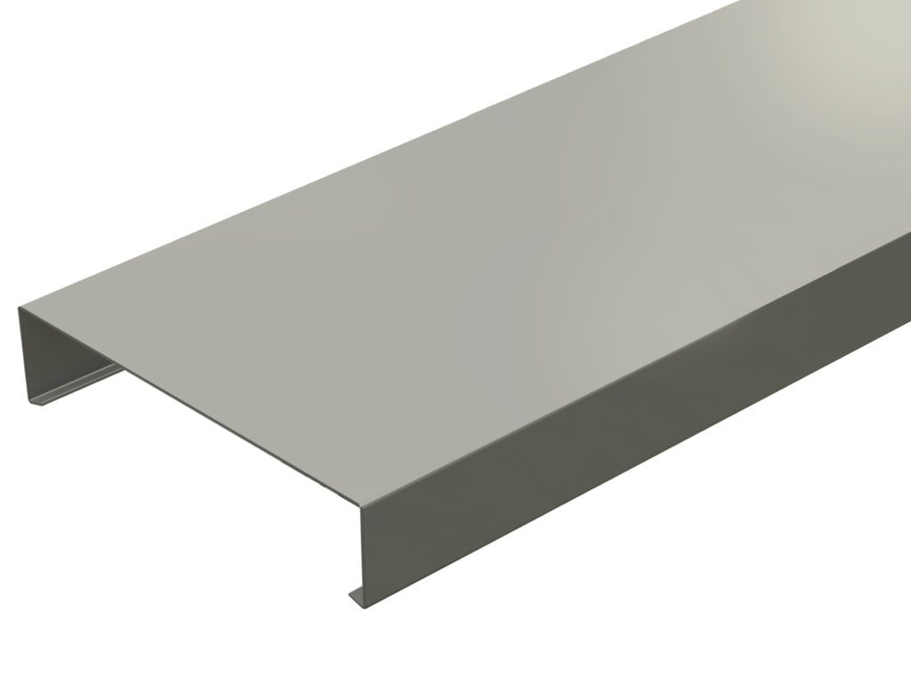 Image 7. aluminium parapet coping cad detail -  3M length