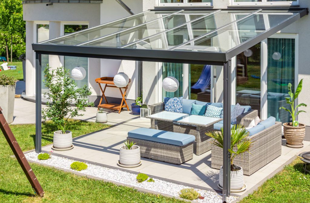 New aluminium & glass garden verandas added to the website | Rainclear  Resources