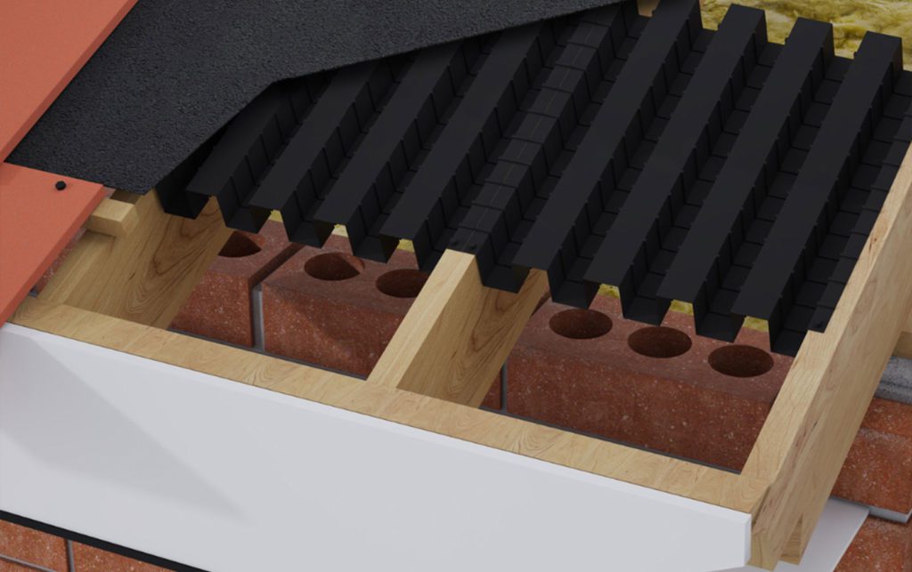 Timloc Roll form eaves vent roll out rafter tra