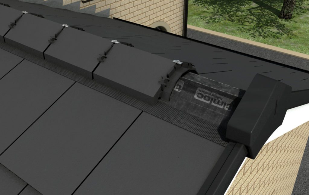 Timloc 6m roll out dry fix ridge kit in situ
