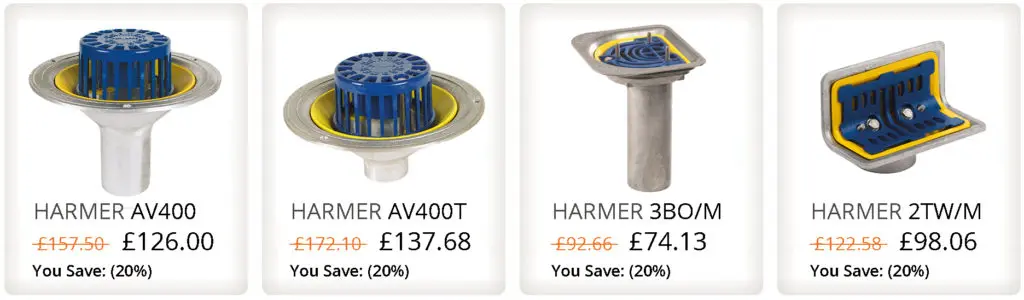 Harmer products as can be seen on rainclear website