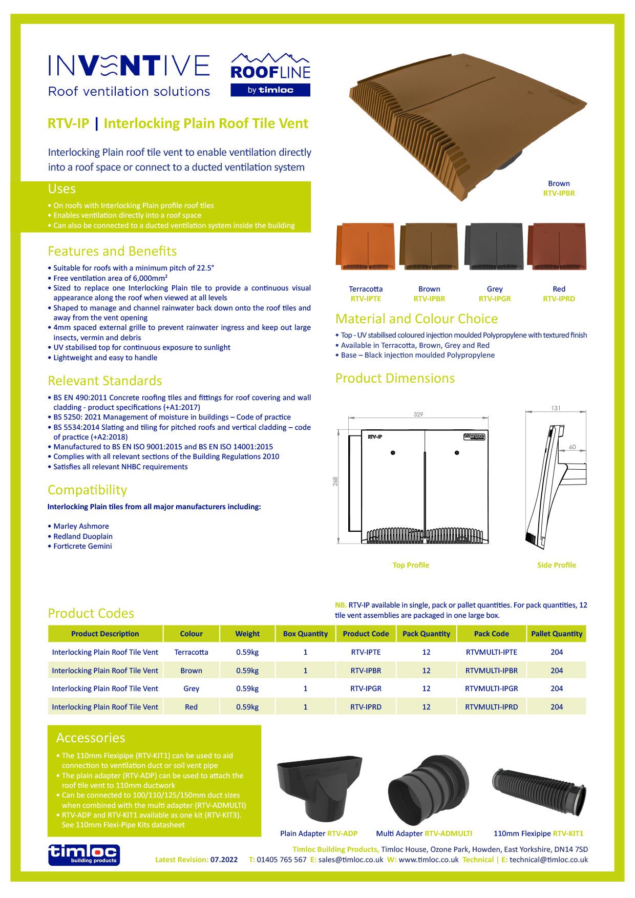 Timloc Building Products Datasheet - Over Fascia Ventilation System