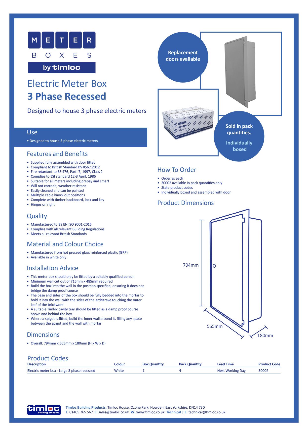 Timloc Building Products Datasheet - Universal Slate Ventilator