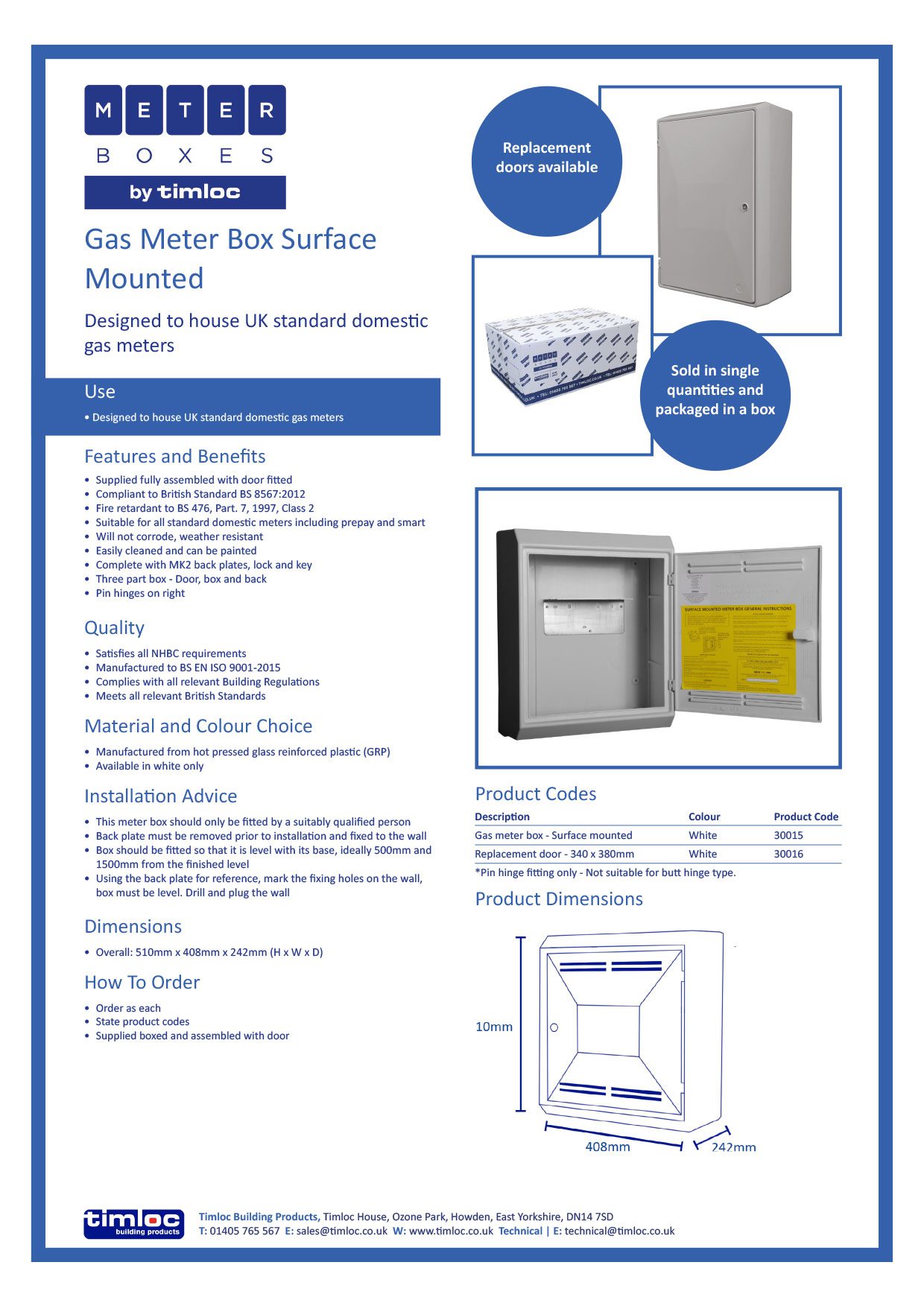 Timloc Building Products Datasheet - Universal Slate Ventilator