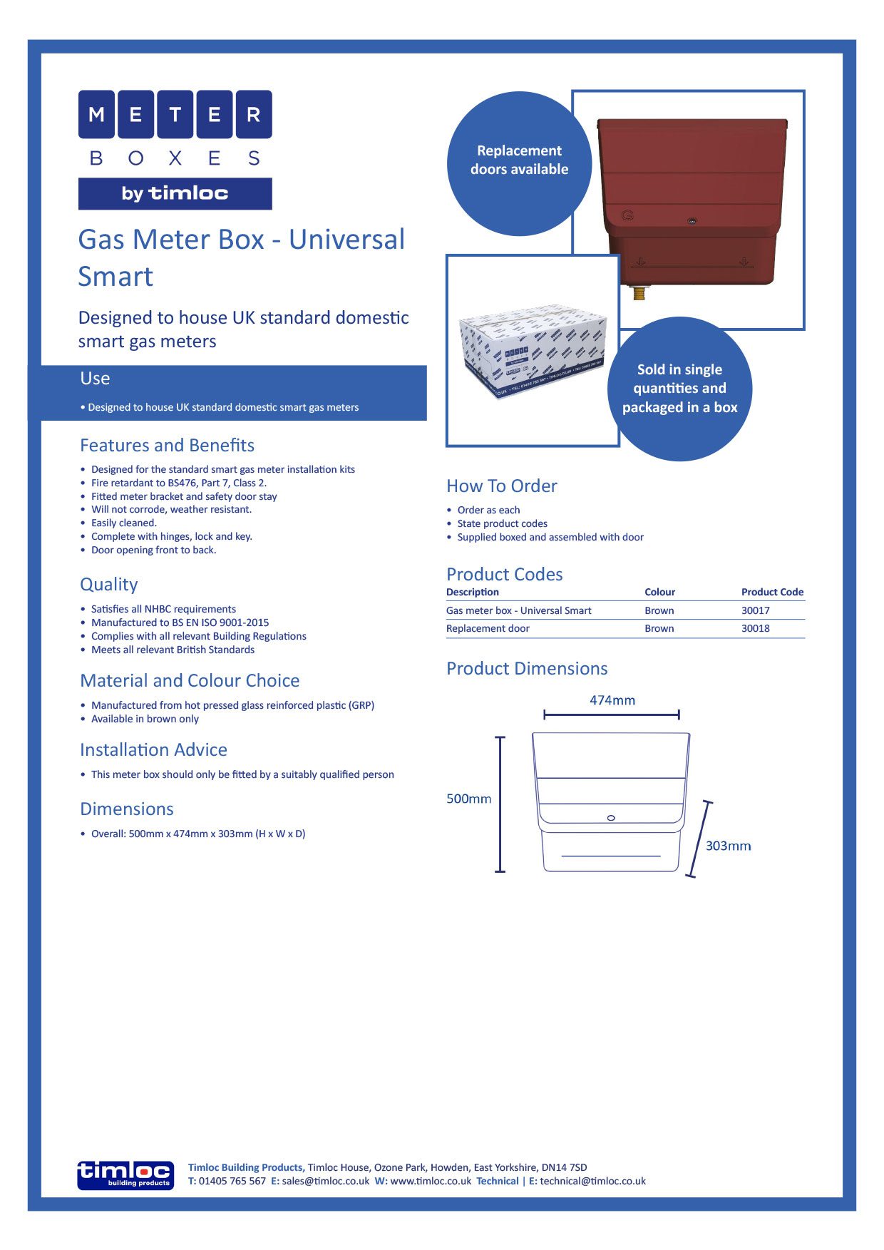 Timloc Building Products Datasheet - Universal Slate Ventilator